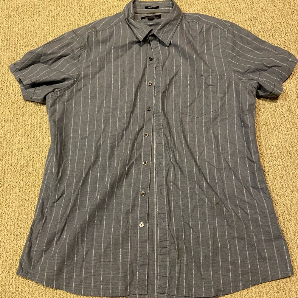 Marc Antony Slim Fit short sleeve button down